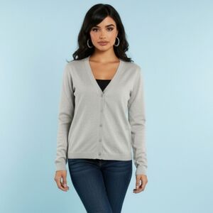 Grey Cardigan by Magda Rose